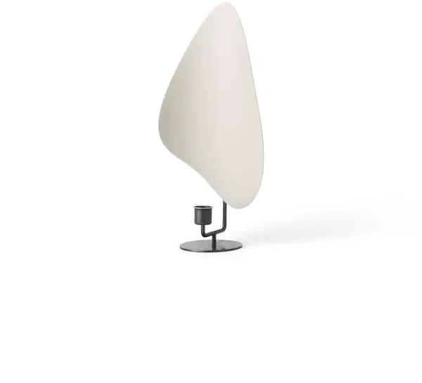 Audo Flambeau Lysestage H34 Bruneret Messing/Grå